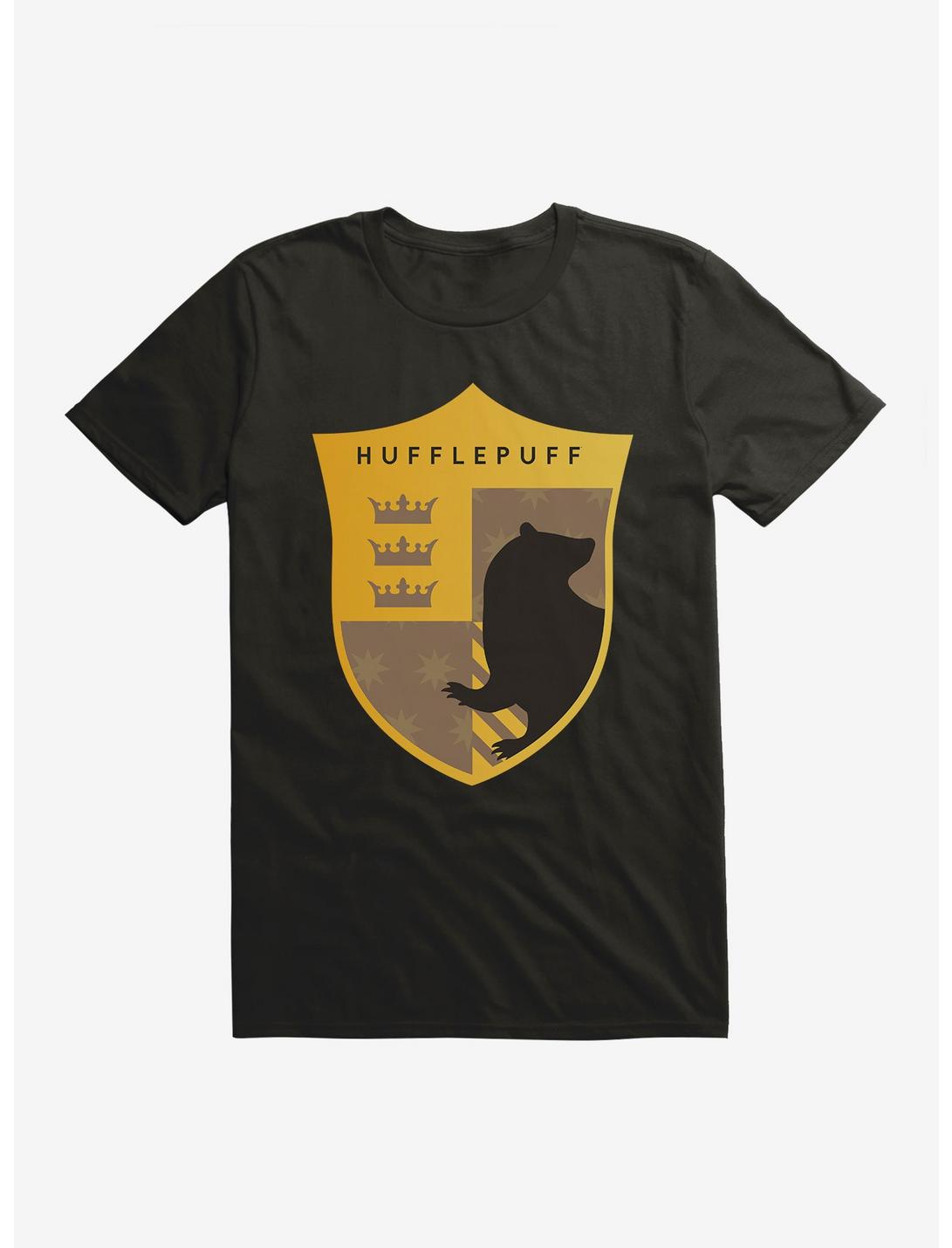 Harry Potter Hufflepuff Triple Crown Crest T-Shirt, , hi-res