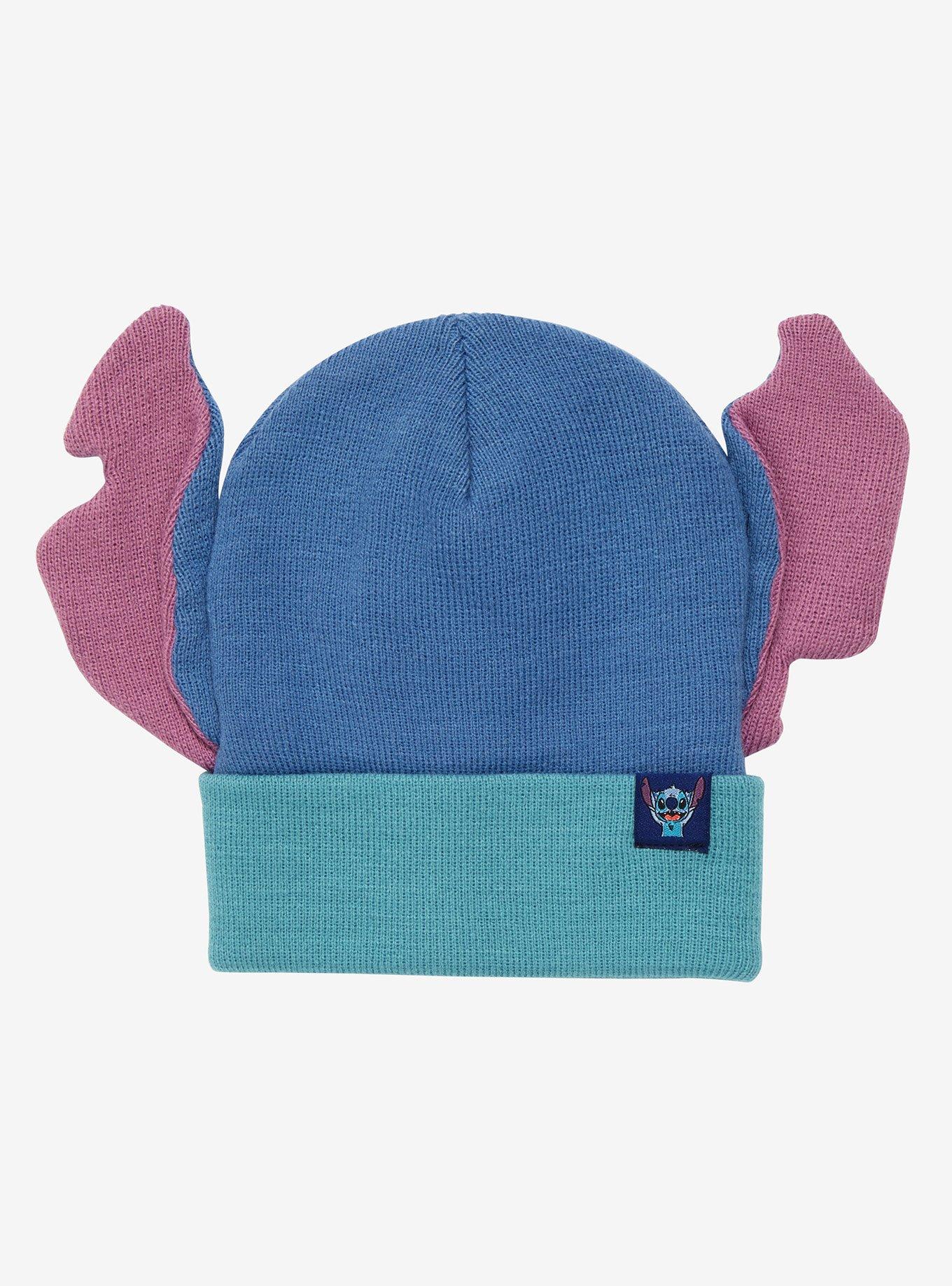 Disney Lilo & Stitch Stitch Ears Youth Cuff Beanie - BoxLunch Exclusive, , hi-res