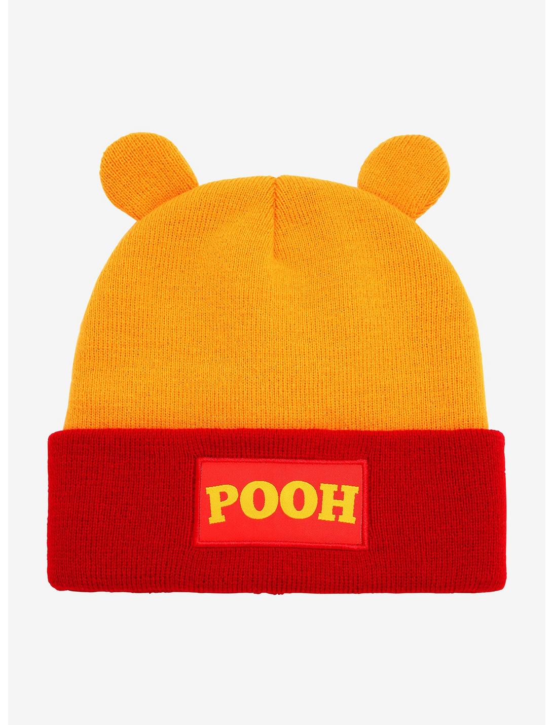 Disney Winnie the Pooh Pooh Ears Youth Cuff Beanie - BoxLunch Exclusive, , hi-res