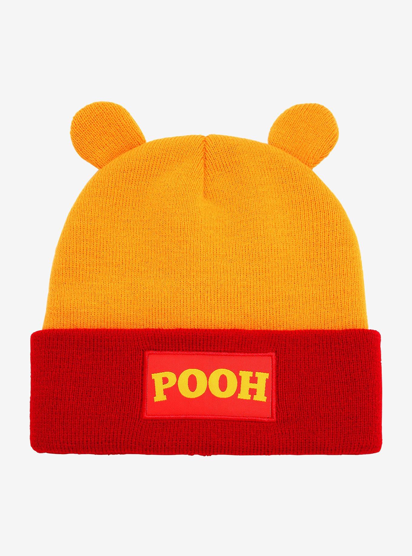 Disney Winnie the Pooh Pooh Ears Youth Cuff Beanie - BoxLunch Exclusive, , hi-res