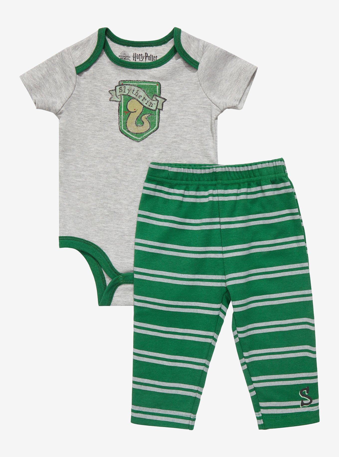 Harry Potter Slytherin Crest Infant One-Piece and Leggings Set ...