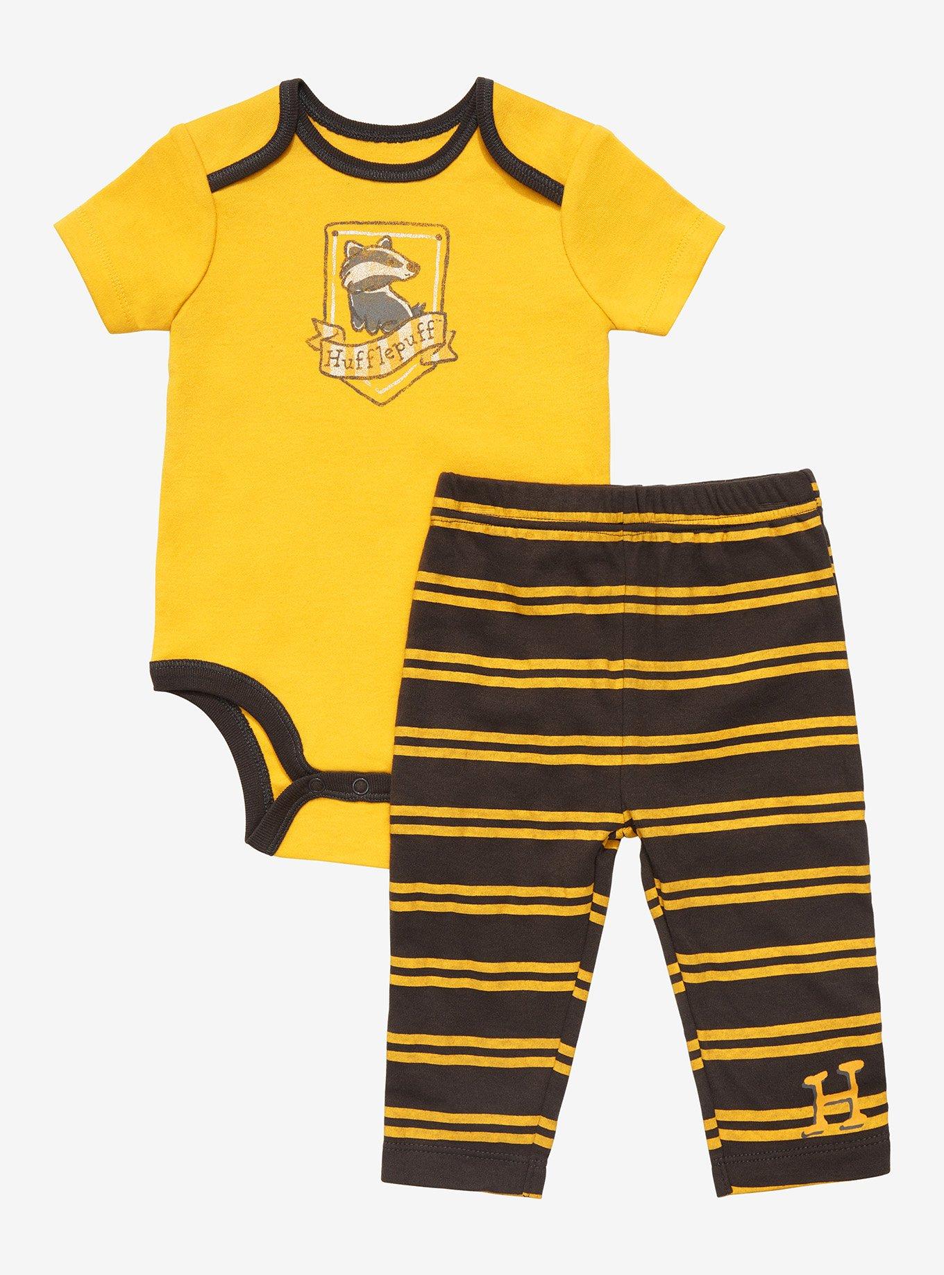 Harry Potter Hufflepuff Crest Infant Leggings Exclusive Set - | BoxLunch and One-Piece BoxLunch