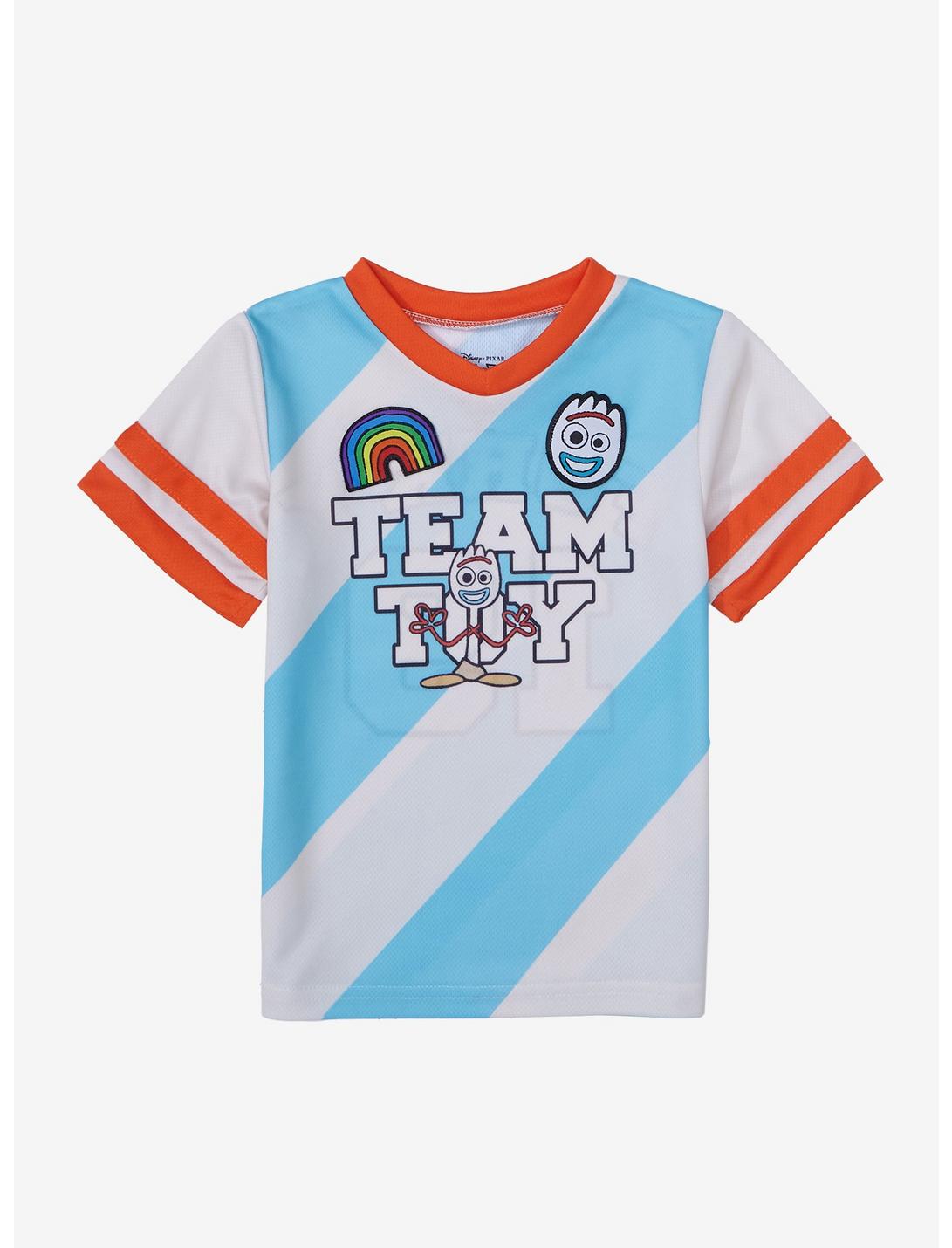 Disney Pixar Toy Story Forky Toddler Soccer Jersey - BoxLunch Exclusive, BEIGE, hi-res