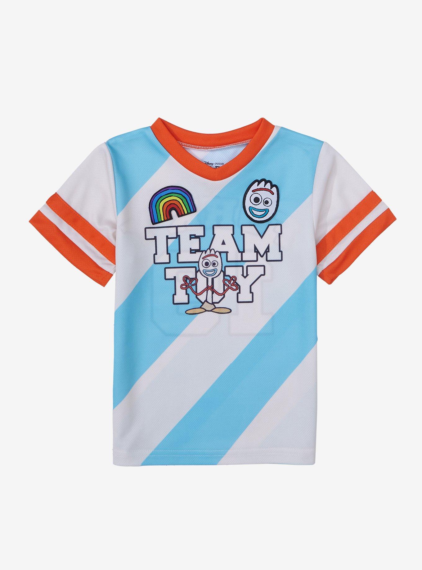 Disney Pixar Toy Story Forky Toddler Soccer Jersey - BoxLunch Exclusive, BEIGE, hi-res