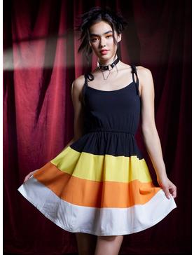 Candy Corn Tiered Dress, , hi-res