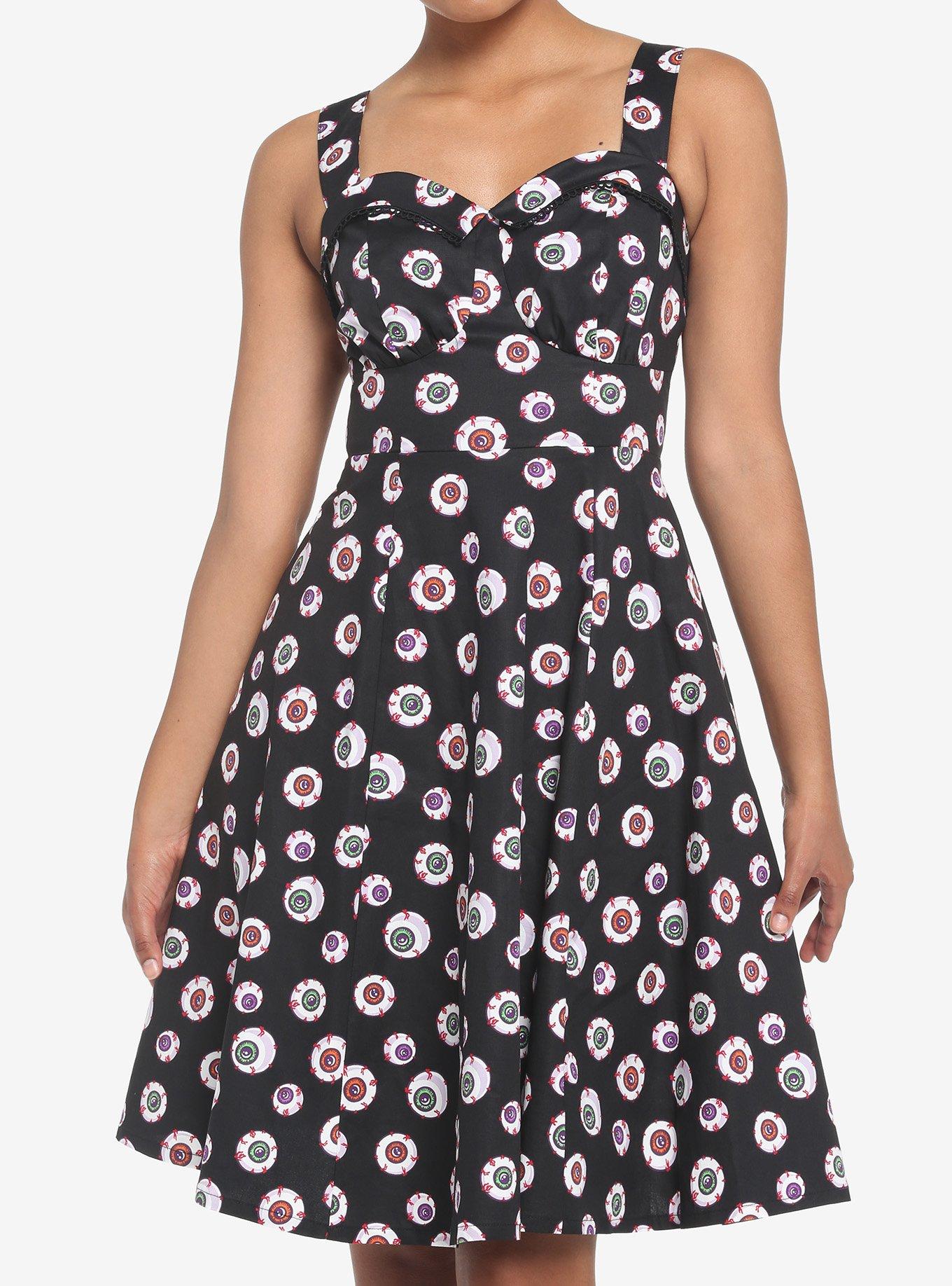 Eyeballs Retro Dress Hot Topic