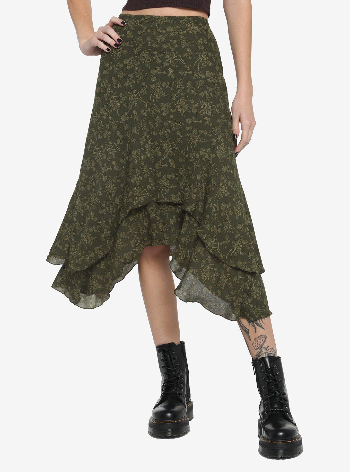 Skeleton Fairy Midi Skirt | Hot Topic