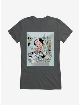 Betty Boop Medicine Time Girls T-Shirt, CHARCOAL, hi-res