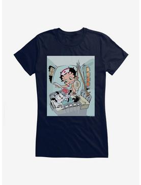 Betty Boop Medicine Time Girls T-Shirt, NAVY, hi-res