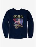 DC Comics Wonder Woman 1984 Retro Pop Art Sweatshirt, NAVY, hi-res
