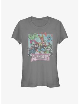 Marvel Avengers Classic Avengers Girls T-Shirt, CHARCOAL, hi-res