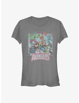 Marvel Avengers Avengers Framed Girls T-Shirt, CHARCOAL, hi-res