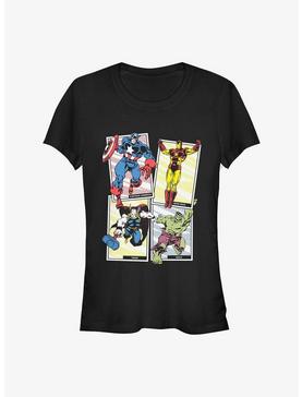 Marvel Avengers Core Popout Cards Girls T-Shirt, , hi-res