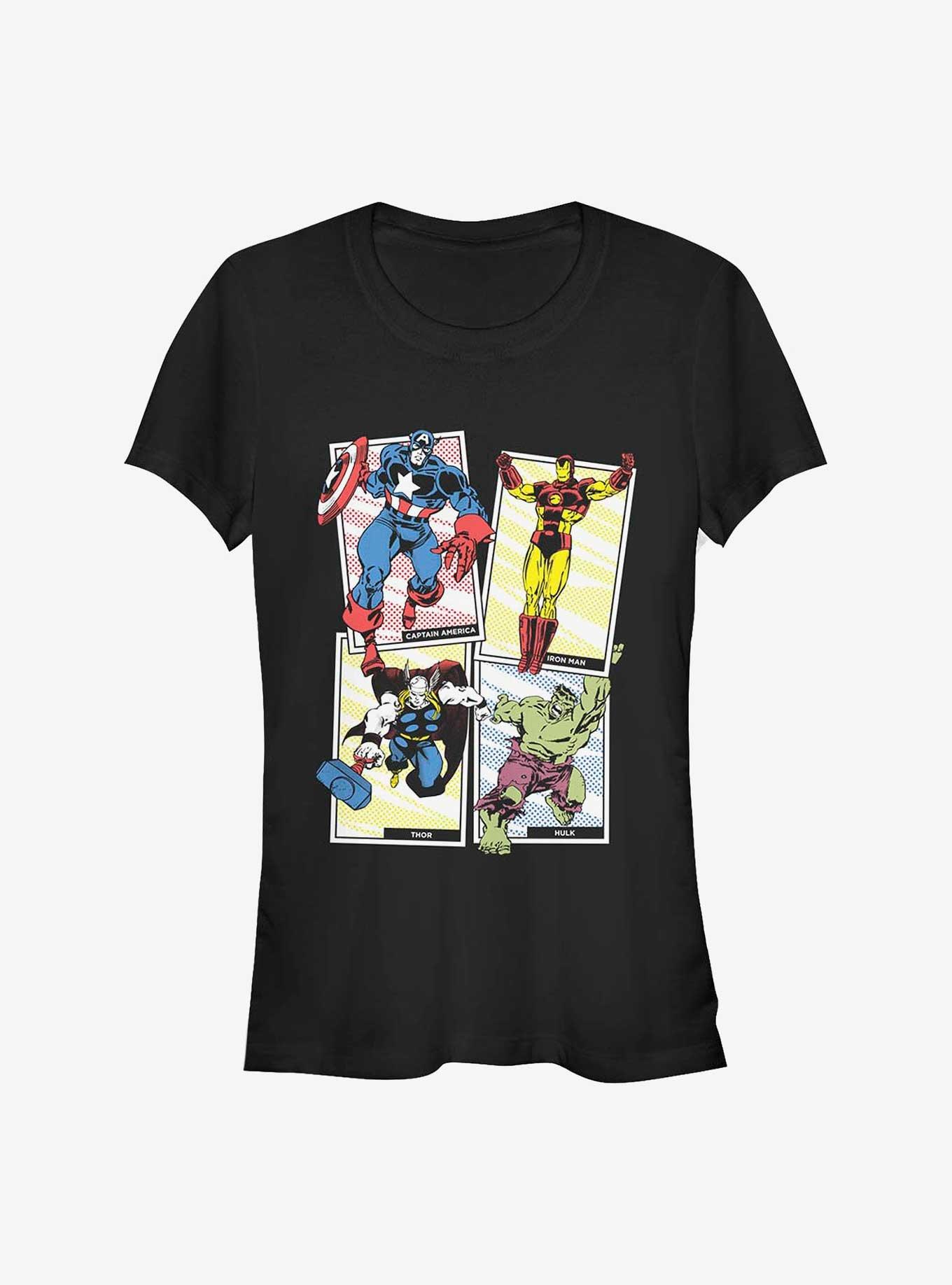 Marvel Avengers Core Popout Cards Girls T-Shirt, , hi-res