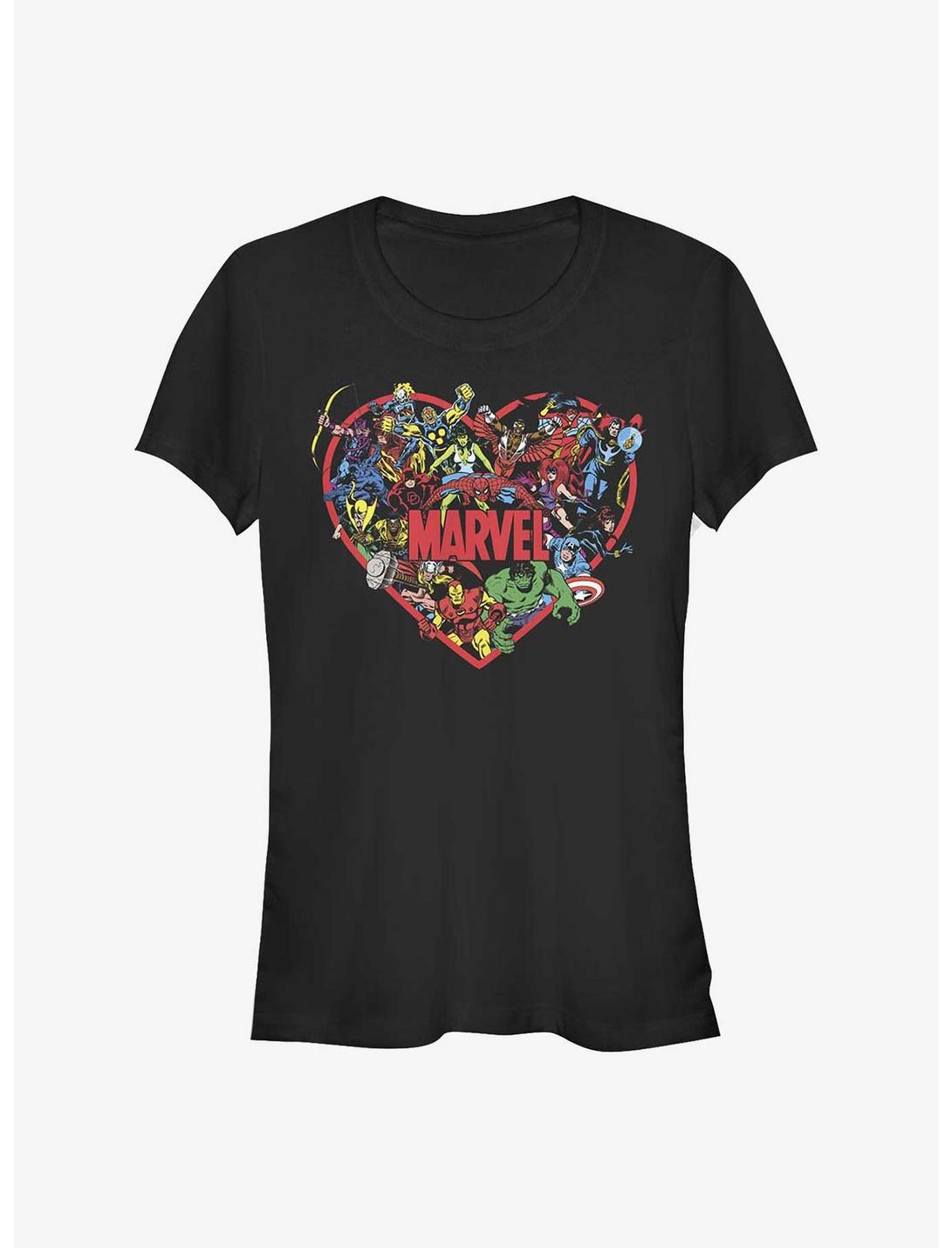 Marvel Avengers Hero Heart Girls T-Shirt, , hi-res