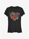 Marvel Avengers Hero Heart Girls T-Shirt, , hi-res