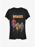Marvel Avengers OG Avengers Girls T-Shirt, BLACK, hi-res