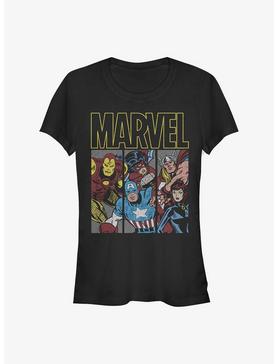 Marvel Avengers Vintage Superheroes Girls T-Shirt, , hi-res
