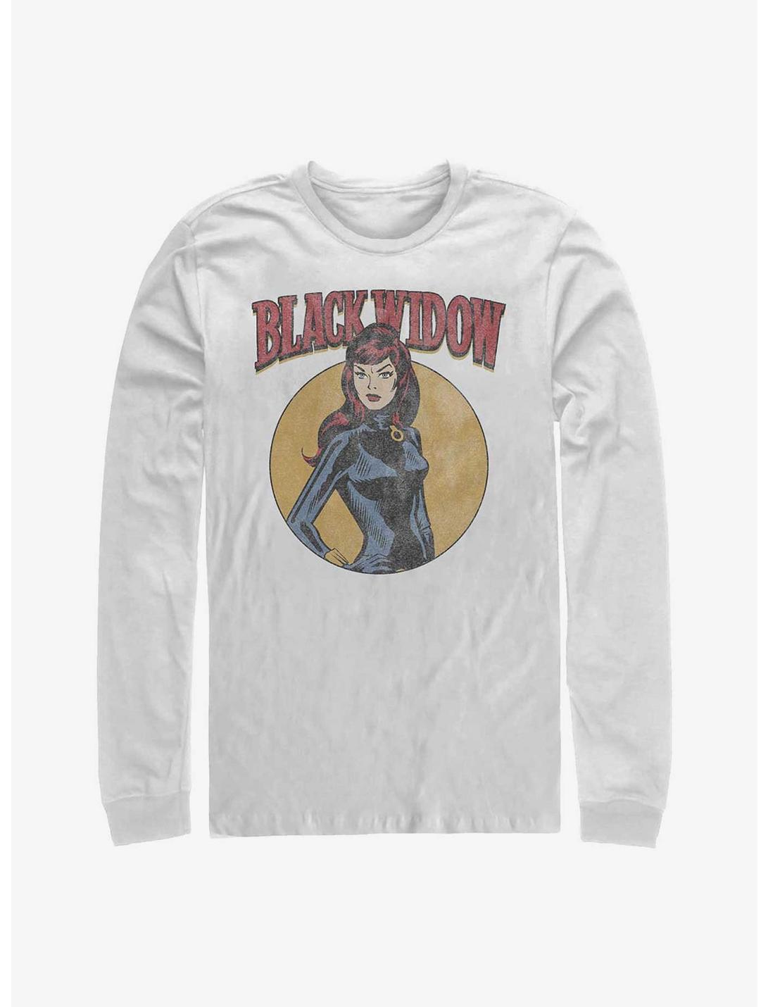 Marvel Black Widow Long-Sleeve T-Shirt, WHITE, hi-res