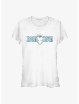 Plus Size Marvel Iron Man Face Girls T-Shirt, , hi-res