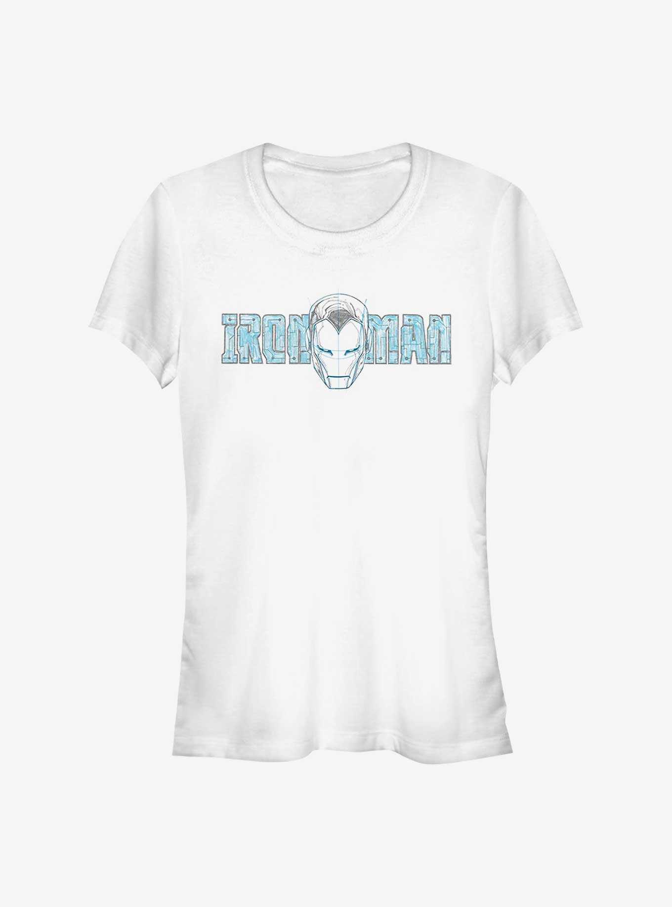 Marvel Iron Man Face Girls T-Shirt, , hi-res