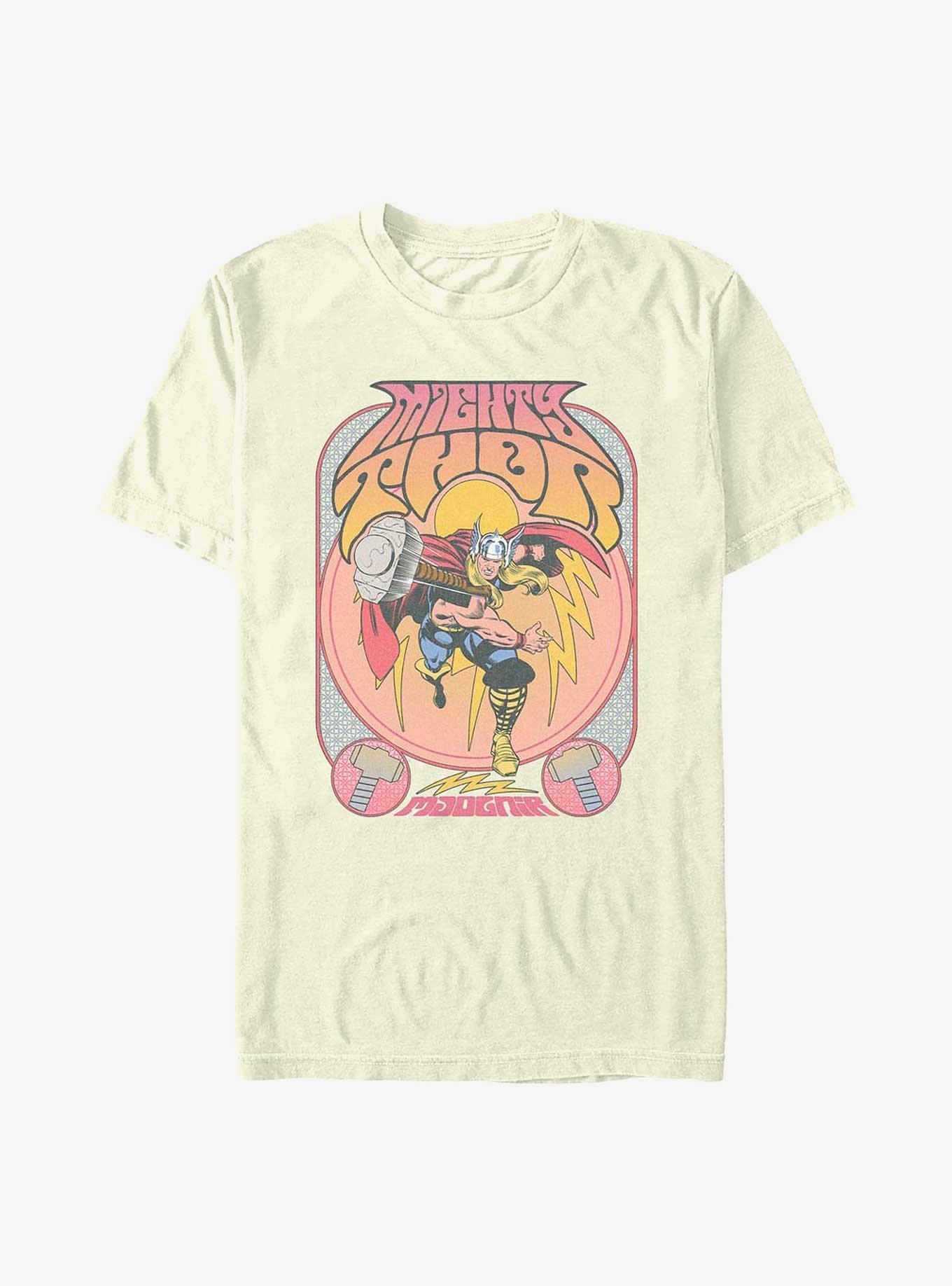 Marvel Mighty Thor Mjolnir T-Shirt, NATURAL, hi-res