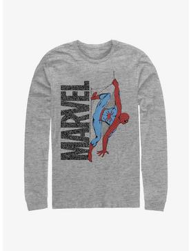 Marvel Spider-Man Spidey Web Long-Sleeve T-Shirt, ATH HTR, hi-res