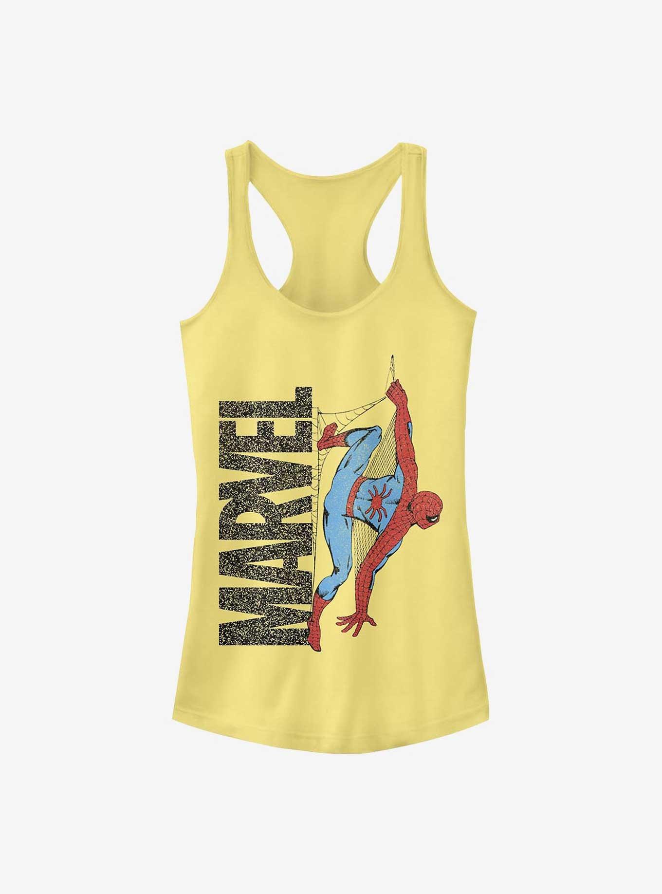 Marvel Spider-Man Spidey Web Girls Tank, BANANA, hi-res
