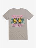 Minions Groovy How Dare You T-Shirt, LIGHT GREY, hi-res