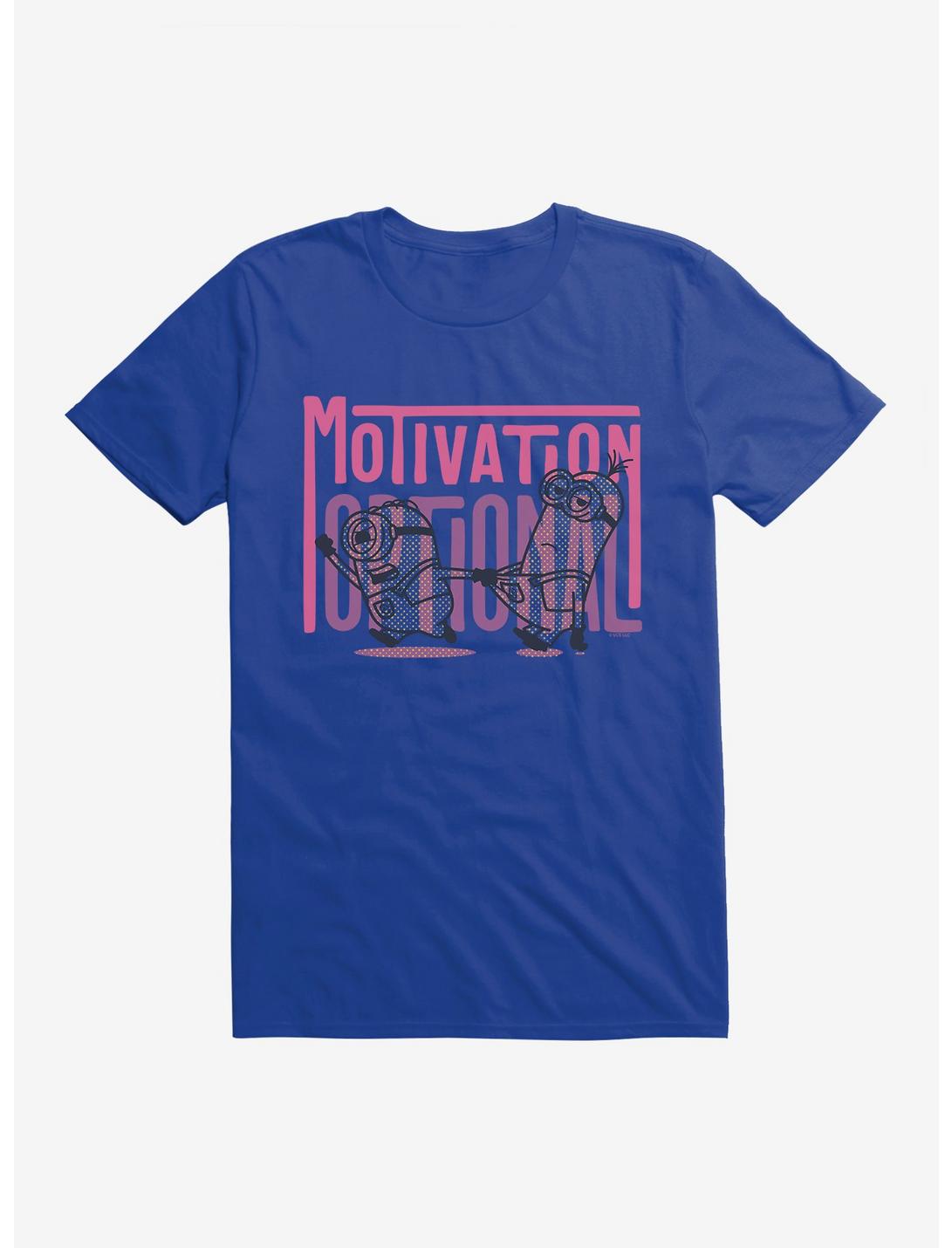 Minions Spotty Motivation Optional T-Shirt, ROYAL BLUE, hi-res