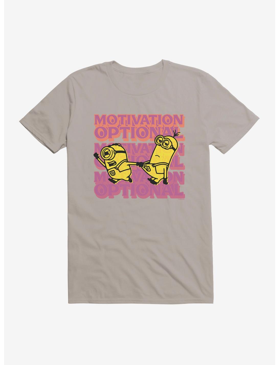 Minions Stuart Motivates Kevin T-Shirt, LIGHT GREY, hi-res