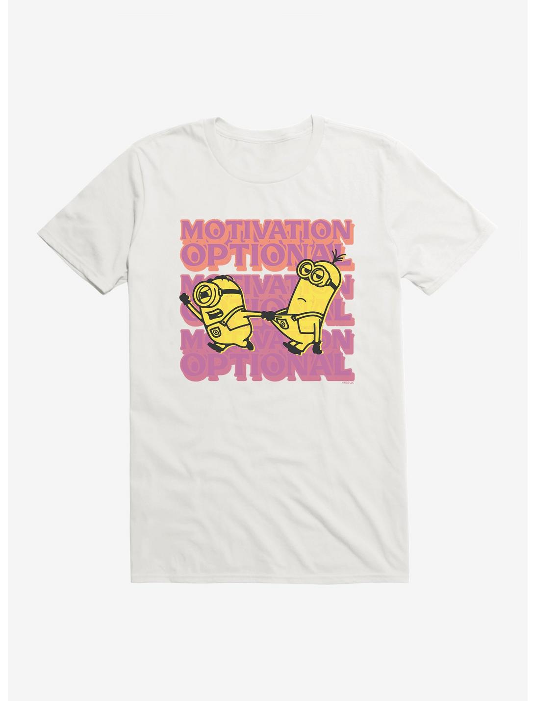 Minions Stuart Motivates Kevin T-Shirt, WHITE, hi-res