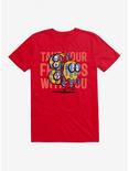 Minions Take Your Friends T-Shirt, RED, hi-res