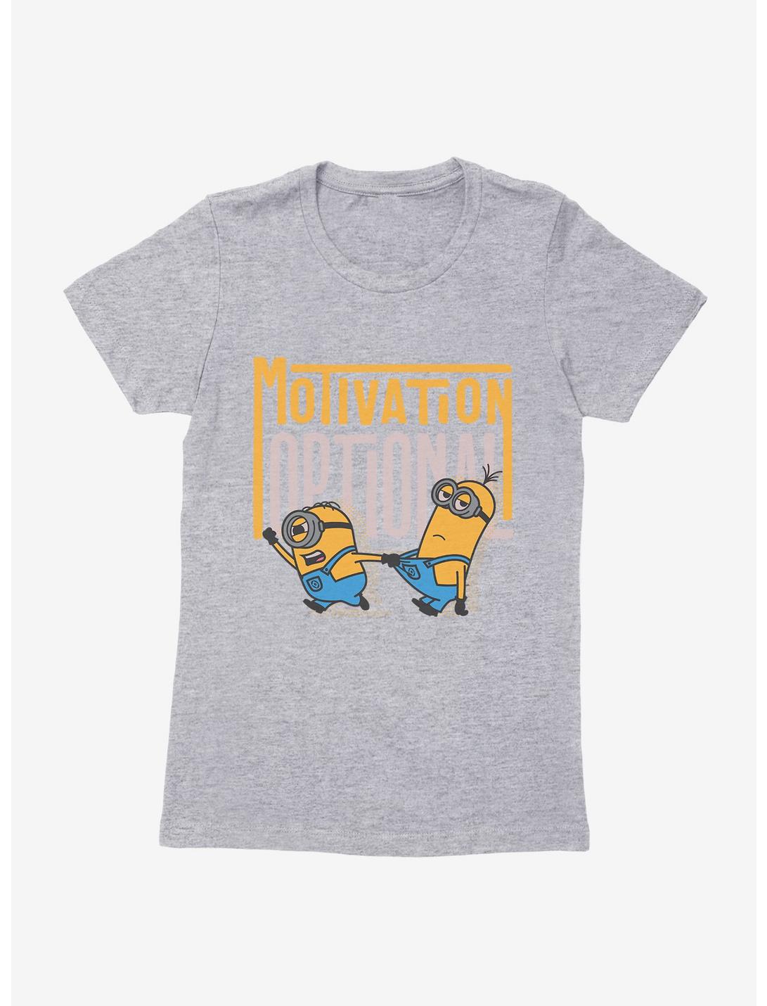 Minions Bold Motivation Optional Womens T-Shirt, HEATHER, hi-res