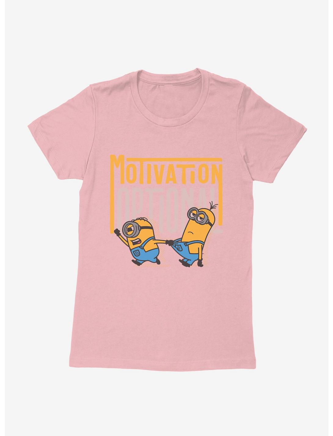 Minions Bold Motivation Optional Womens T-Shirt, LIGHT PINK, hi-res