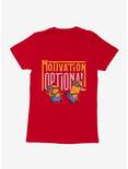 Minions Bold Motivation Optional Womens T-Shirt, RED, hi-res