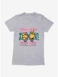 Minions Groovy How Dare You Womens T-Shirt, HEATHER, hi-res