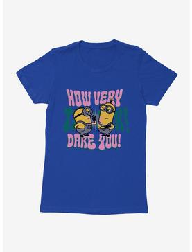 Minions Groovy How Dare You Womens T-Shirt, , hi-res