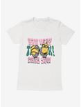 Minions Groovy How Dare You Womens T-Shirt, WHITE, hi-res