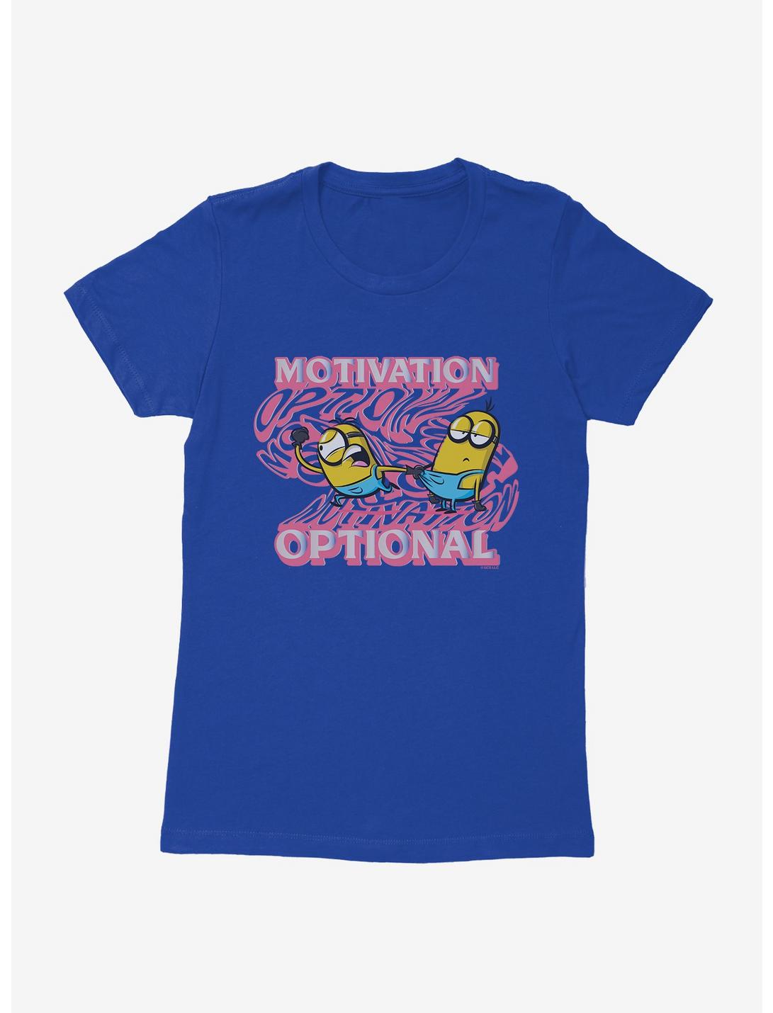 Minions Groovy Motivation Optional Womens T-Shirt, ROYAL, hi-res