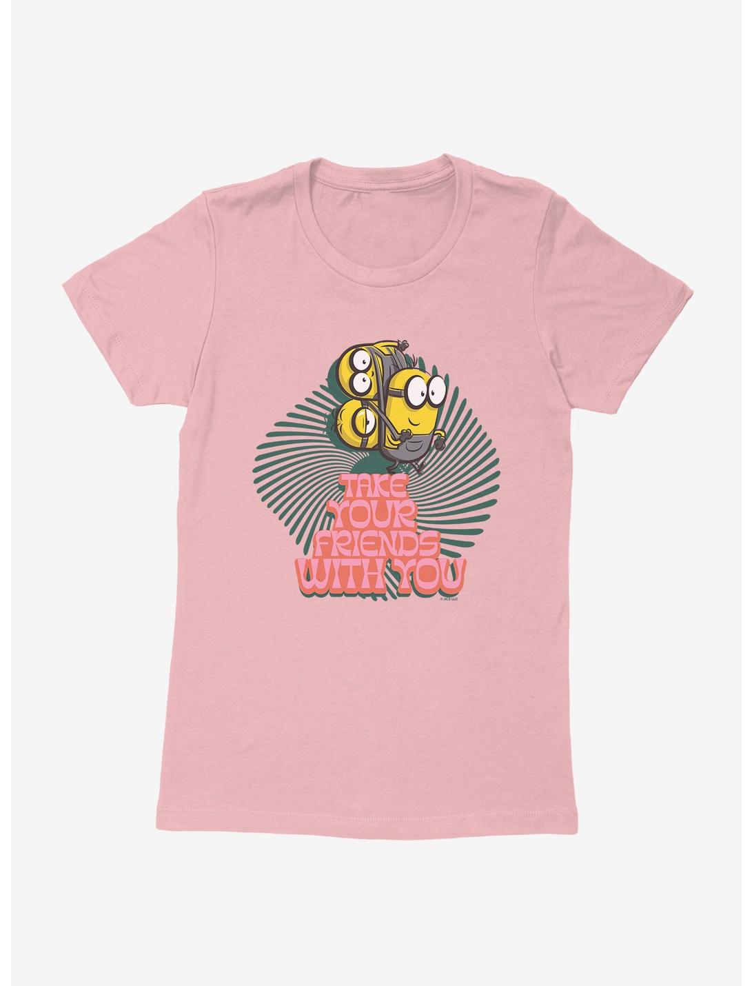 Minions Groovy Take Your Friends Womens T-Shirt, LIGHT PINK, hi-res
