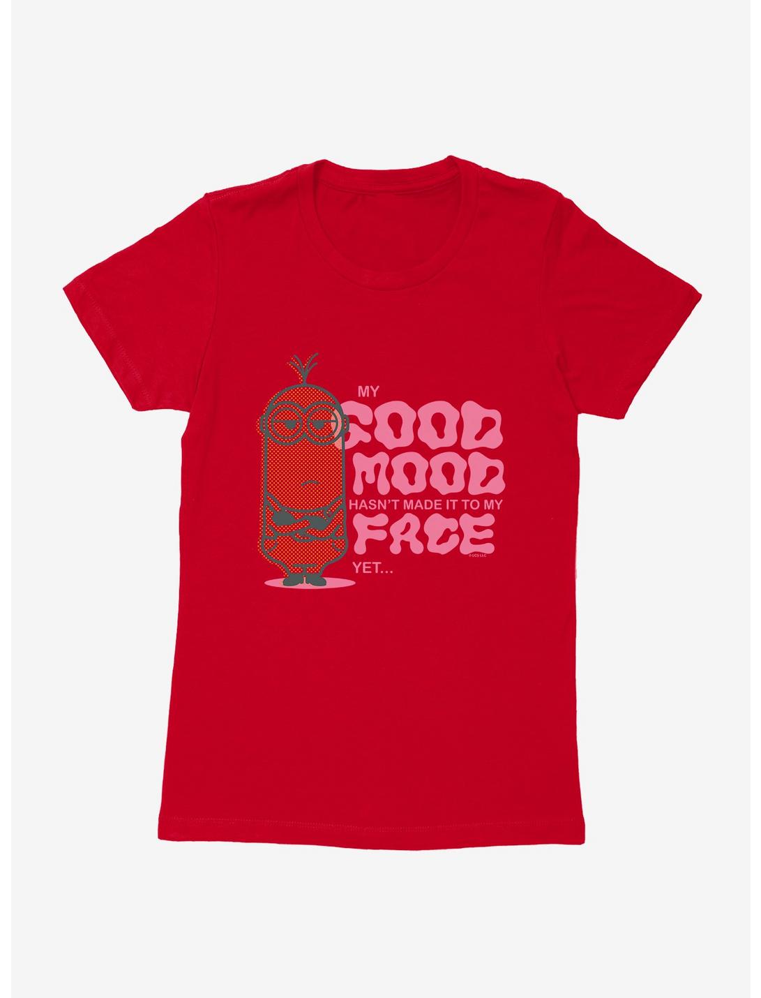 Minions Kevin Good Mood Sarcasm Womens T-Shirt, RED, hi-res