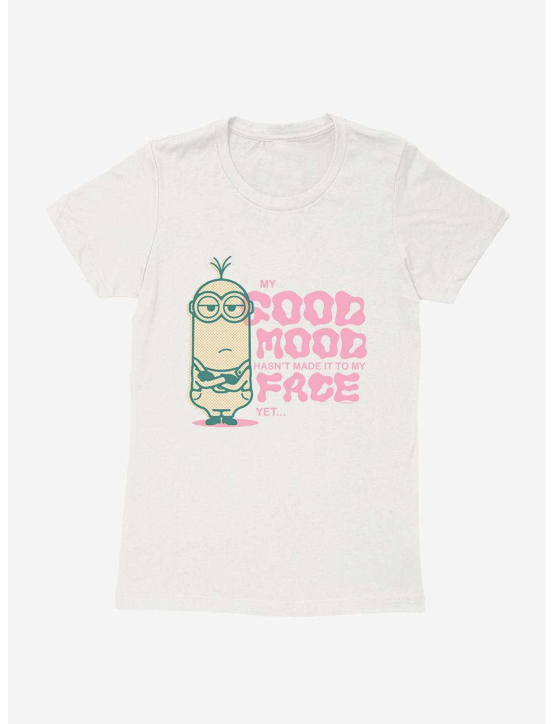 Minions Kevin Good Mood Sarcasm Womens T-Shirt, WHITE, hi-res