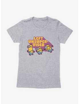 Minions Left Unsupervised Womens T-Shirt, , hi-res