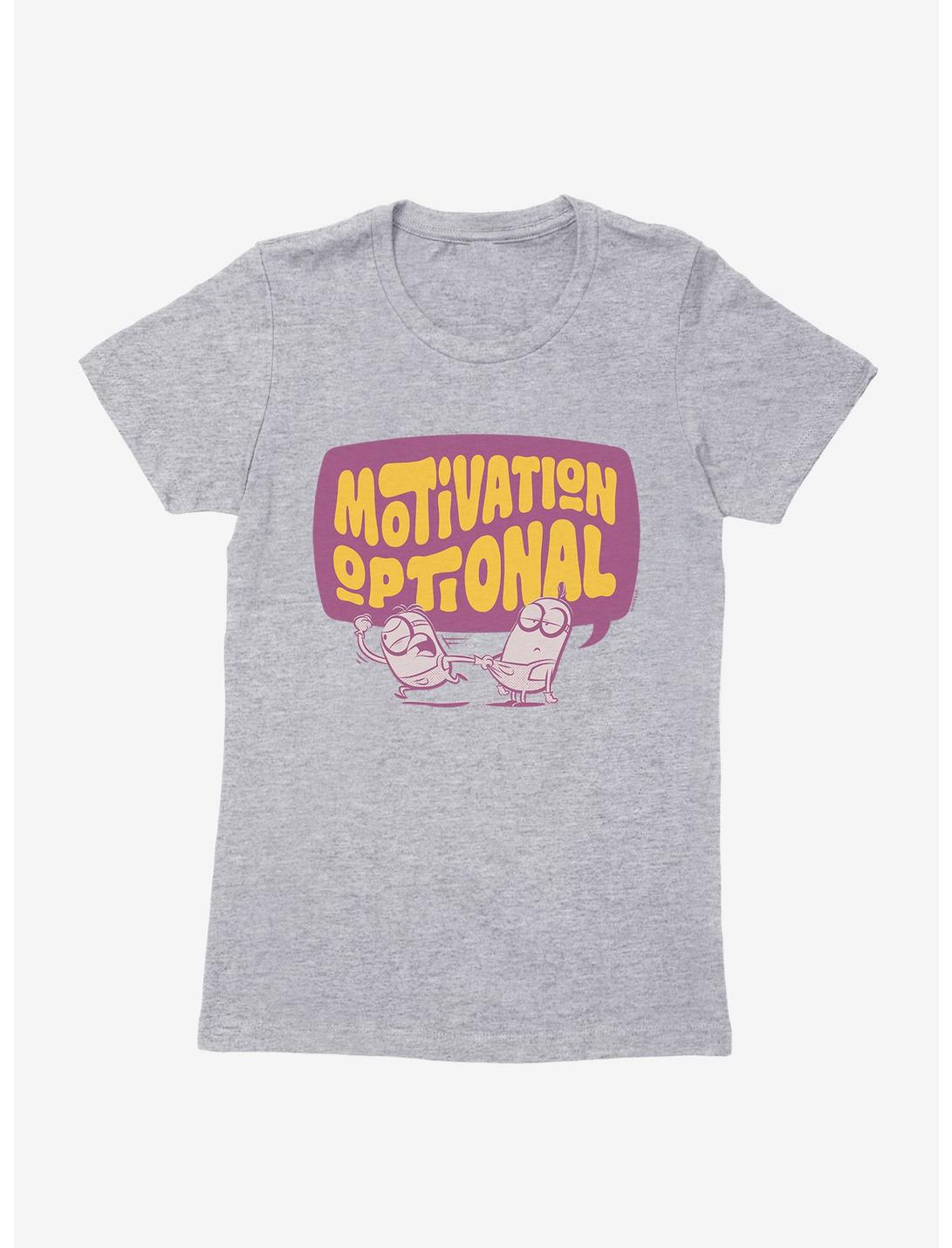 Minions Motivation Optional Womens T-Shirt, HEATHER, hi-res