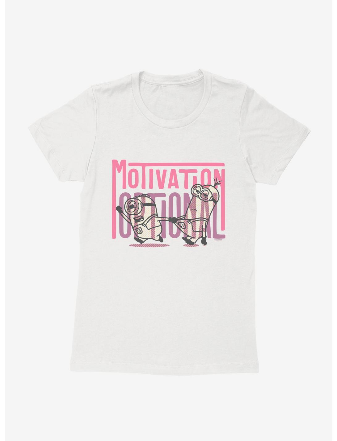 Minions Spotty Motivation Optional Womens T-Shirt, WHITE, hi-res