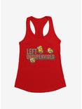 Minions Bob's Left Unsupervised Womens Tank Top, RED, hi-res