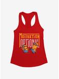 Minions Bold Motivation Optional Womens Tank Top, RED, hi-res