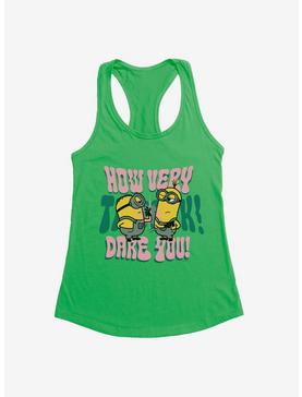 Minions Groovy How Dare You Womens Tank Top, , hi-res