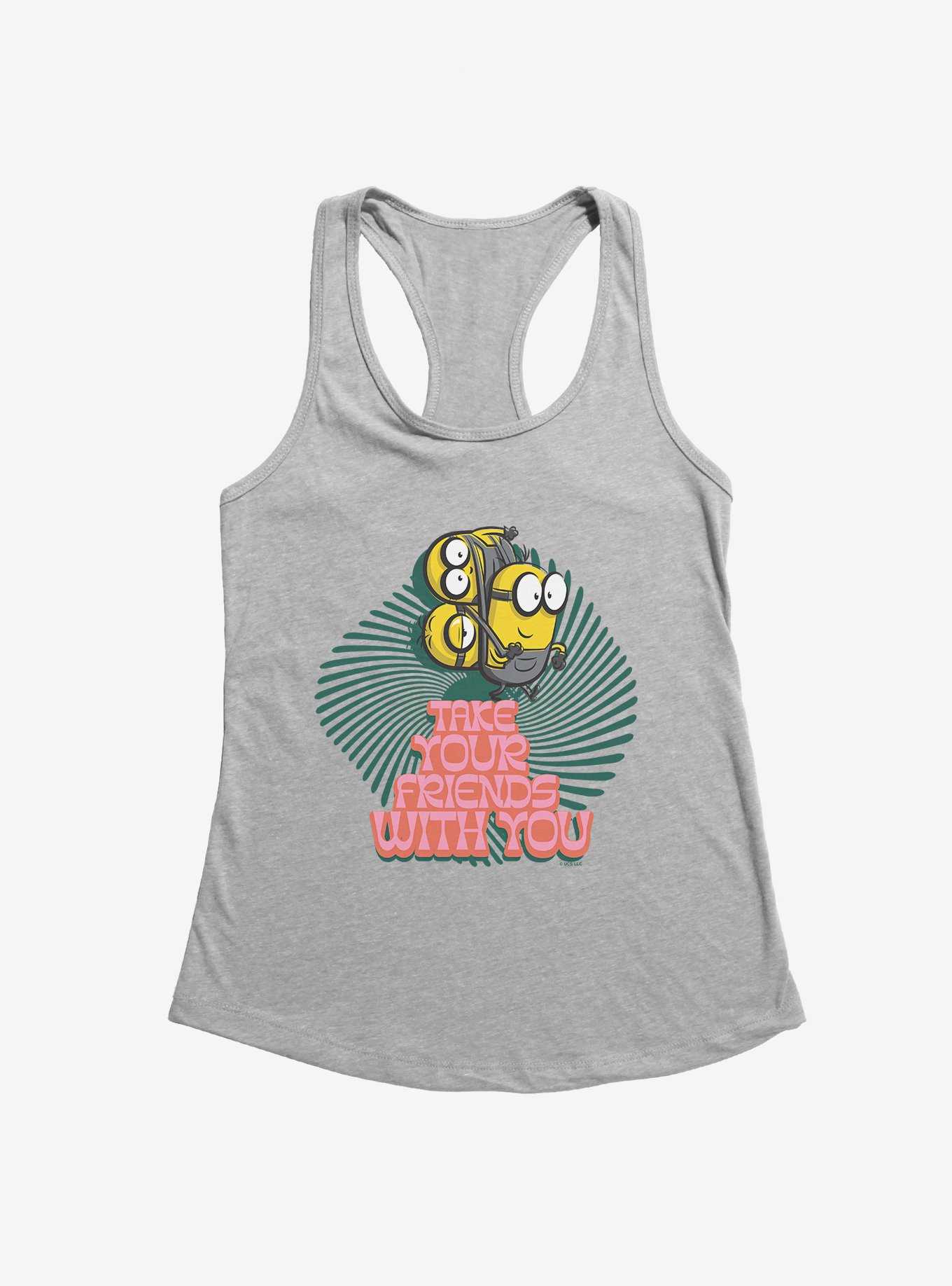 Minions Groovy Take Your Friends Womens Tank Top, , hi-res